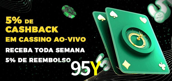 Promoções do cassino ao Vivo 95Y